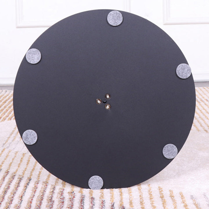 Modern Minimalist Round Iron Steel MDF Bar Table For Dining Room