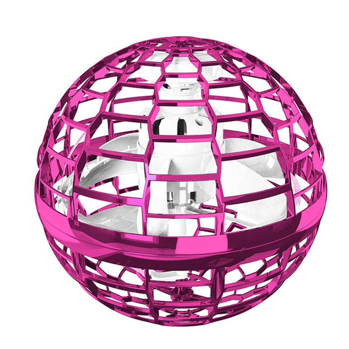 Ljustorget Flygande spinnerboll med LED och skyddsbur
