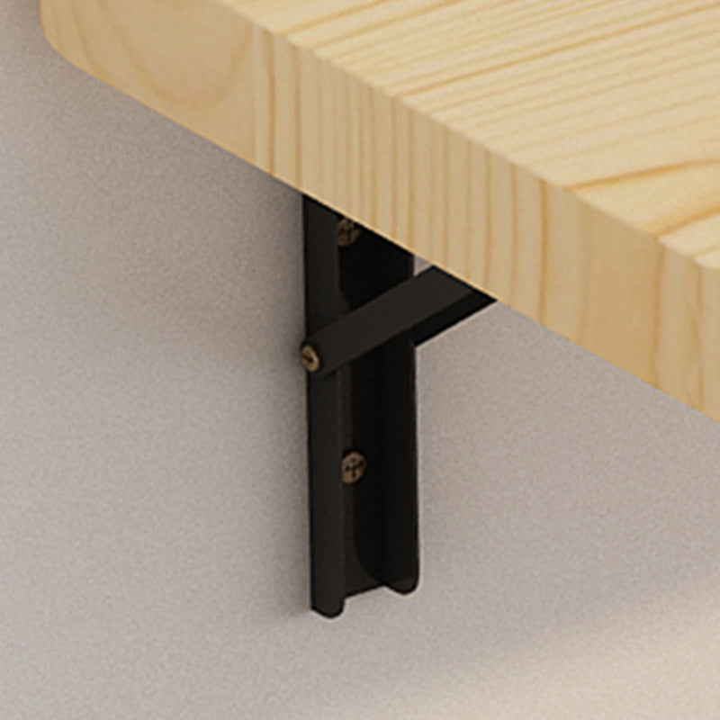 Modern Simplicity Solid Wood Metal Rectangular Foldable Hanging Bar Table 1-Tray For Kitchen