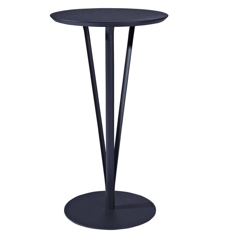 Modern Minimalist Round Iron Steel MDF Bar Table For Dining Room